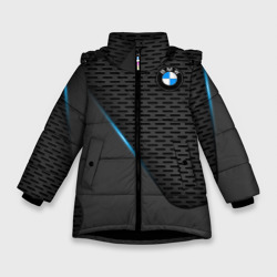 Зимняя куртка для девочек 3D BMW textura БМВ текстура