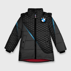 Зимняя куртка для девочек 3D BMW textura БМВ текстура