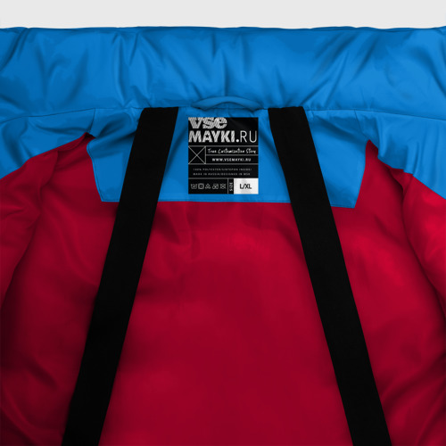 Мужская зимняя куртка 3D Воздушно - десантные войска, цвет красный - фото 7