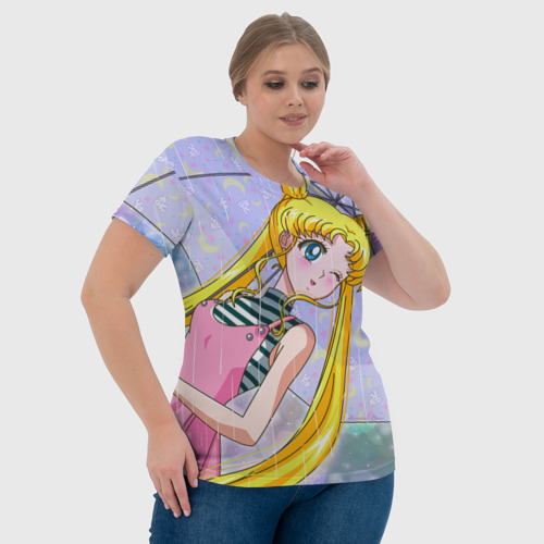 Женская футболка 3D с принтом Sailor Moon, фото #4