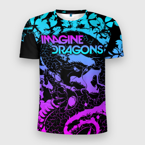 Мужская футболка 3D Slim Imagine Dragons