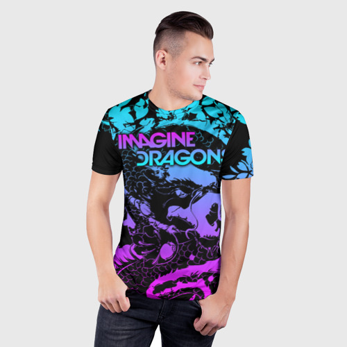 Мужская футболка 3D Slim Imagine Dragons - фото 3