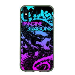 Чехол для iPhone XS Max матовый Imagine Dragons