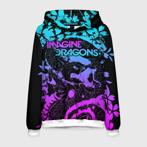 Мужская толстовка 3D Imagine Dragons, цвет белый