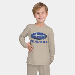 Детская пижама с лонгсливом хлопок Subaru - фото 2