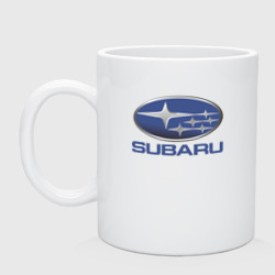 Кружка керамическая Subaru