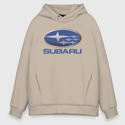 Мужское худи Oversize хлопок Subaru