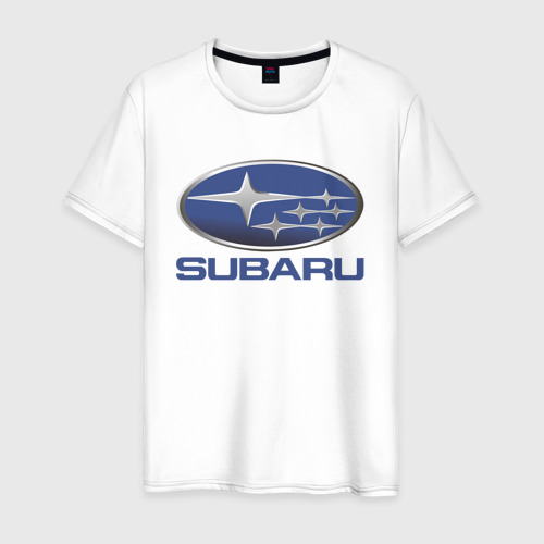 Мужская футболка хлопок Subaru