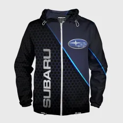 Мужская ветровка 3D Subaru Субару