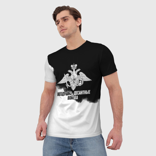 Мужская футболка 3D Воздушно - десантные войска, цвет 3D печать - фото 3