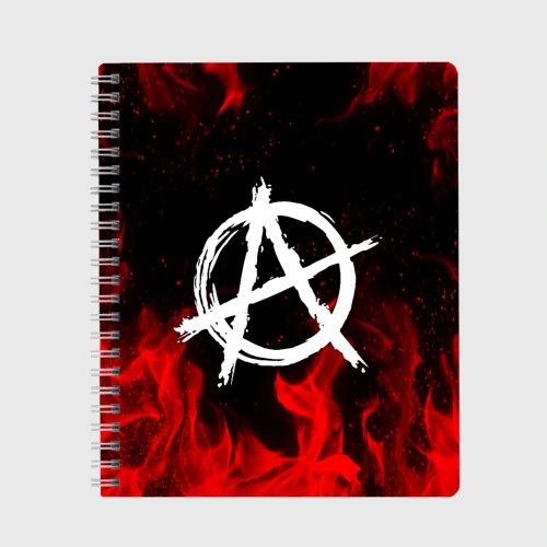 Тетрадь Анархия anarchy red fire