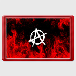 Магнит 45*70 Анархия anarchy red fire