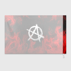 Флаг 3D Анархия anarchy red fire - фото 2