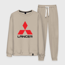 Мужской костюм хлопок Mitsubishi Lancer big logo