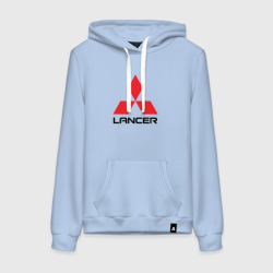 Женская толстовка хлопок Mitsubishi Lancer big logo