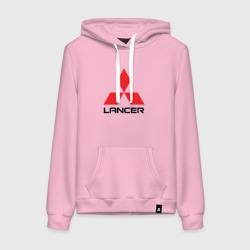 Женская толстовка хлопок Mitsubishi Lancer big logo