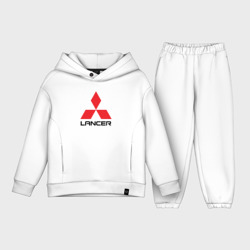 Детский костюм хлопок Oversize Mitsubishi Lancer big logo