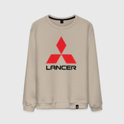 Мужской свитшот хлопок Mitsubishi Lancer big logo