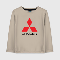 Детский лонгслив хлопок Mitsubishi Lancer big logo