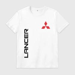 Мужская футболка хлопок Mitsubishi Lancer