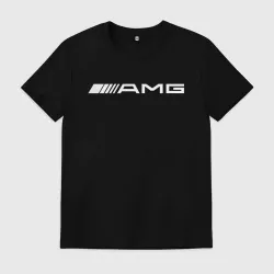 Мужская футболка хлопок Mercedes AMG Мерседес АМГ