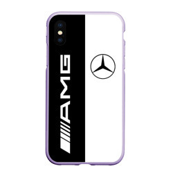 Чехол для iPhone XS Max матовый Mercedes AMG Мерседес