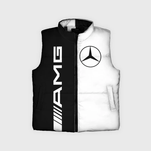 Детский жилет утепленный 3D Mercedes AMG Мерседес