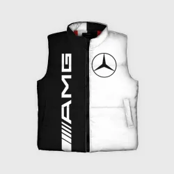 Детский жилет утепленный 3D Mercedes AMG Мерседес