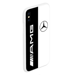 Чехол для iPhone XS Max матовый Mercedes AMG Мерседес - фото 2