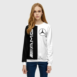 Женский свитшот 3D Mercedes AMG Мерседес - фото 2