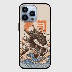 Чехол для iPhone 13 Pro Sushi dragon