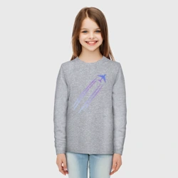 Детский лонгслив хлопок Самолёт - фото 2