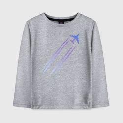 Детский лонгслив хлопок Самолёт