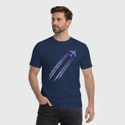 Мужская футболка хлопок Самолёт - фото 2