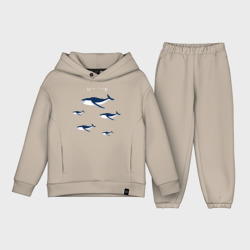 Детский костюм хлопок Oversize Ocean