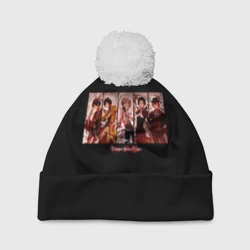 Шапка 3D c помпоном Персонажи аниме Великий из бродячих псов