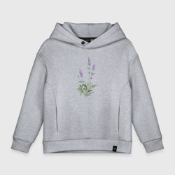 Детское худи Oversize хлопок Lavanda