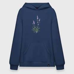 Худи SuperOversize хлопок Lavanda