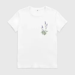 Женская футболка хлопок Lavanda