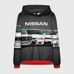 Мужская толстовка 3D Nissan Ниссан