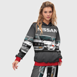 Женский костюм с толстовкой 3D Nissan Ниссан - фото 2