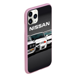 Чехол для iPhone 11 Pro Max матовый Nissan Ниссан - фото 2