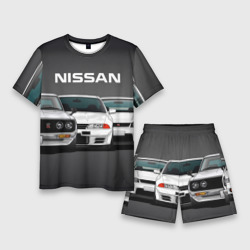 Мужской костюм с шортами 3D Nissan Ниссан