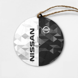 Деревянная игрушка круг Nissan Ниссан