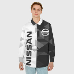Мужская рубашка oversize 3D Nissan Ниссан - фото 2