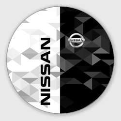Круглый коврик для мышки Nissan Ниссан