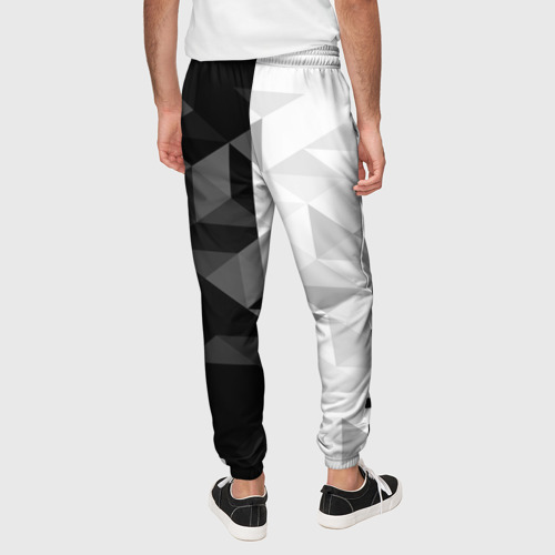 Мужские брюки 3D с принтом NISSAN | НИССАН, вид сзади #2