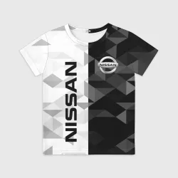 Детская футболка 3D Nissan Ниссан