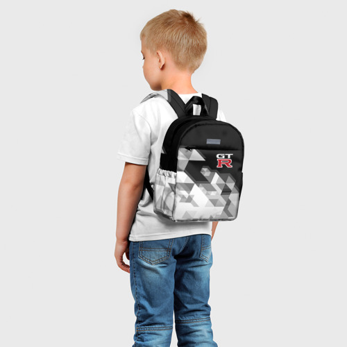 Детский рюкзак 3D с принтом NISSAN GTR | НИССАН, фото на моделе #1