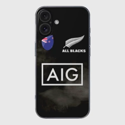 Чехол для iPhone 16 силиконовый с защитой камеры All blacks